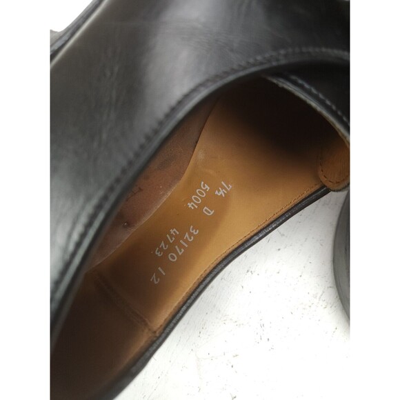 Allen Edmonds Men's Concord Leather Monk Strap Black Bicycle Toe Shoes 7.5 D - Picture 8 of 12